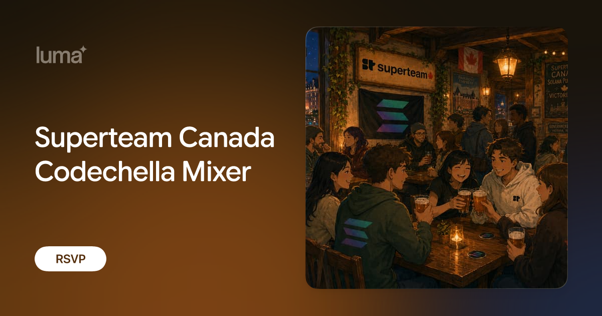 Superteam Canada Codechella Mixer promotional image