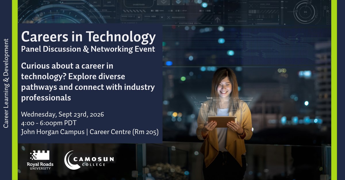 Careers in Technology: Panel Discussion & Networking Event promotional image