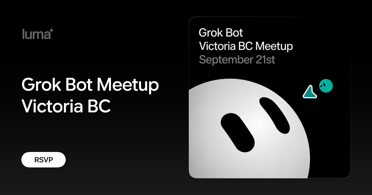 Grok Bot Meetup promotional image