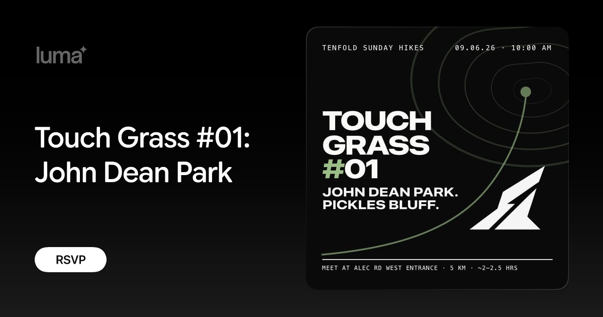 Touch Grass #01: John Dean Park promotional image