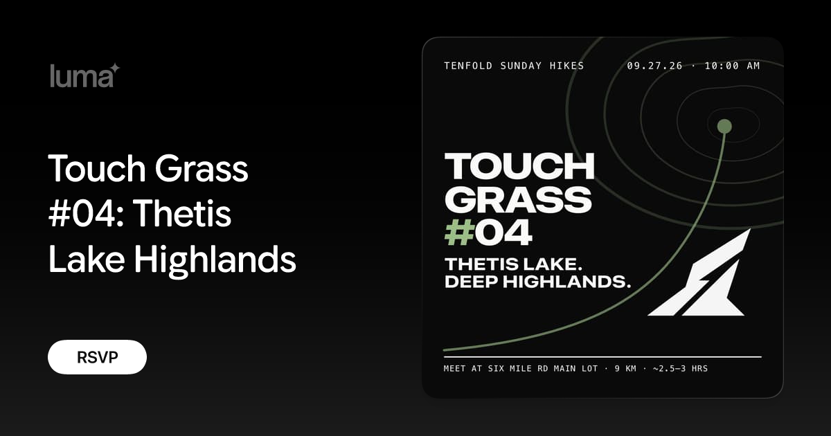 Touch Grass #04: Thetis Lake Highlands promotional image
