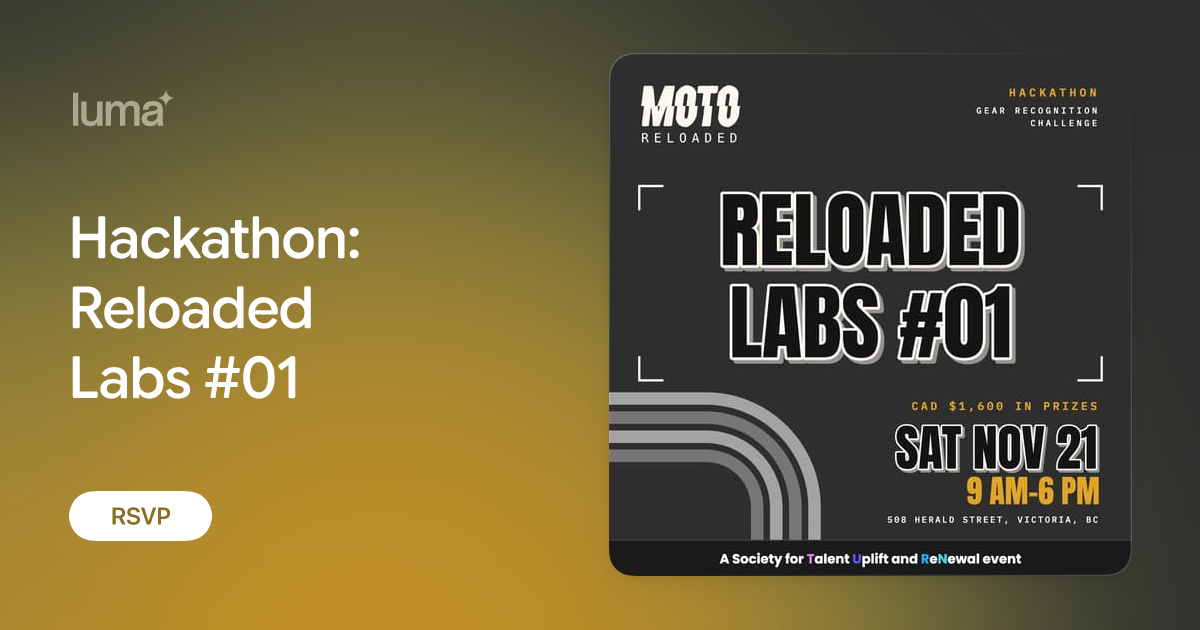 Hackathon: Reloaded Labs #01 promotional image