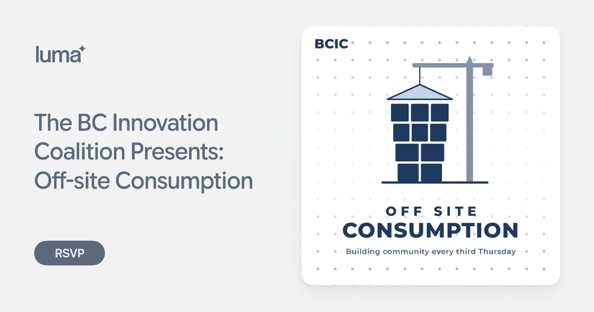 The BC Innovation Coalition Presents: Off Site Consumption promotional image