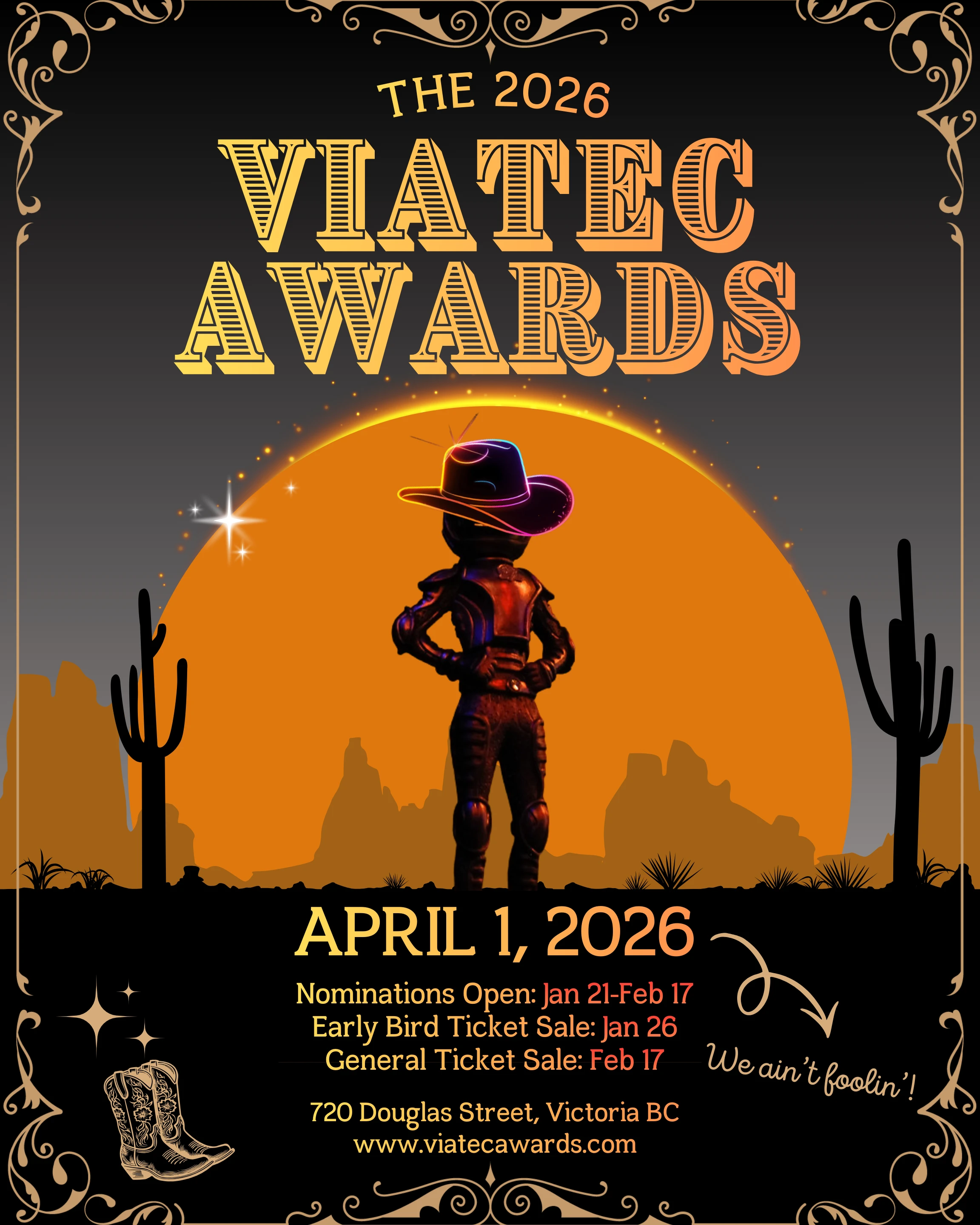 The 2026 VIATEC Awards promotional image