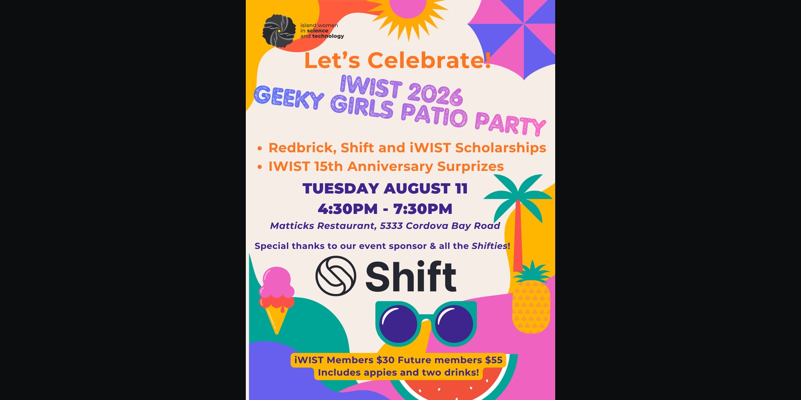 Geeky Girls Patio Party 2026 promotional image