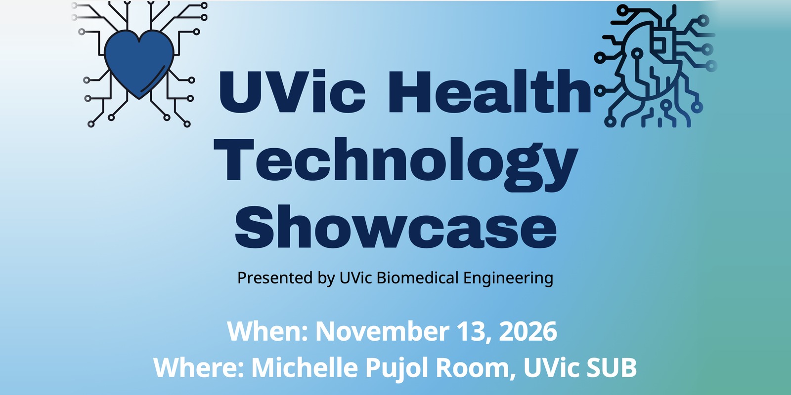 UVic Health Technology Showcase 2026 promotional image